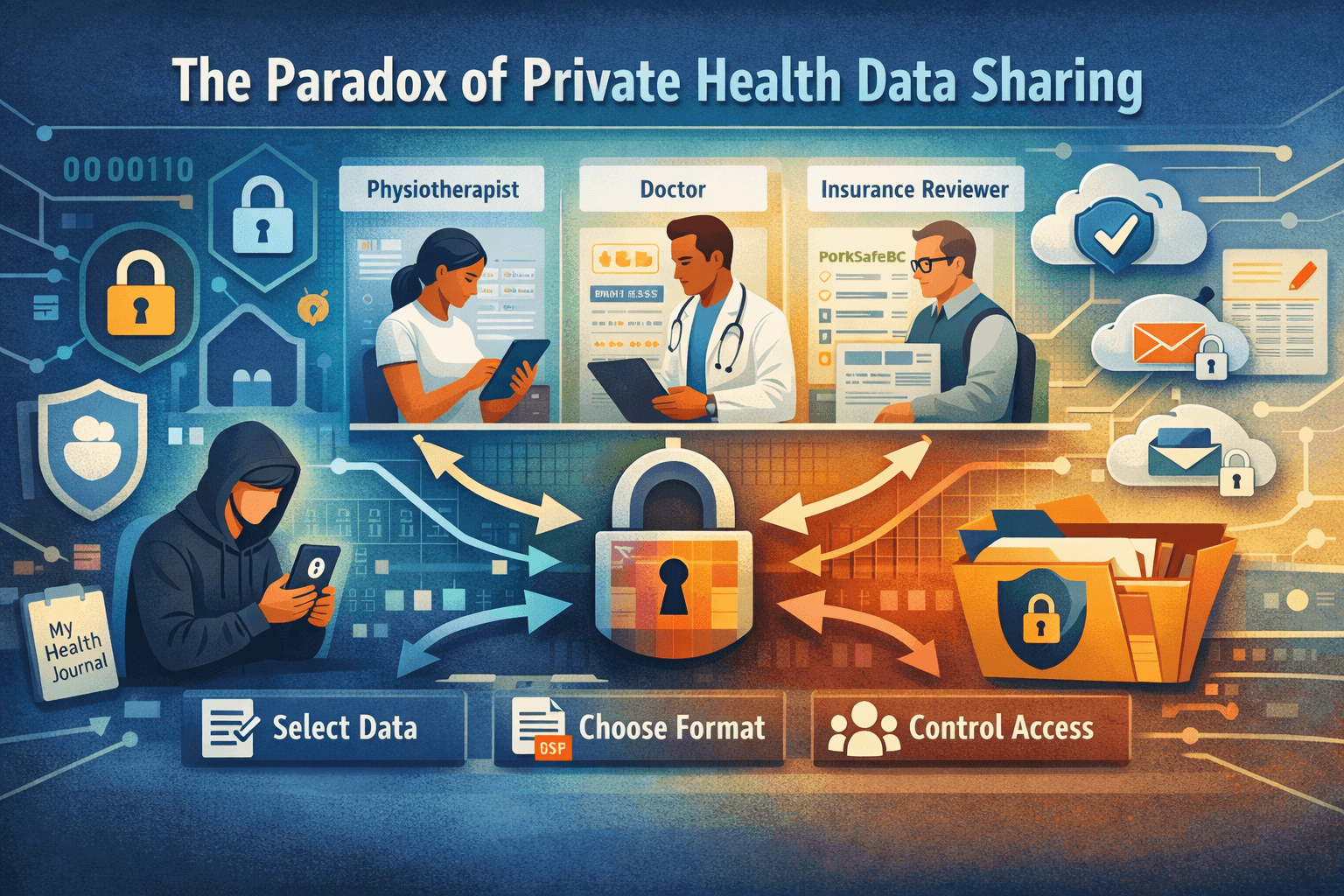 Sharing Symptom Data Safely: Control What You Share and With Whom