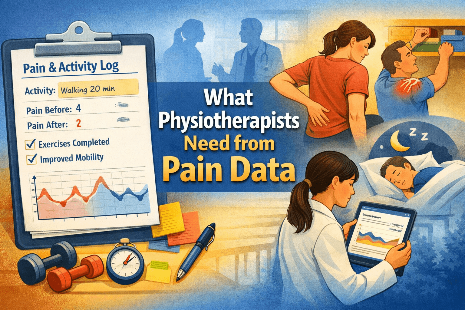Preparing Pain Logs for Physiotherapy: What Your PT Needs to See