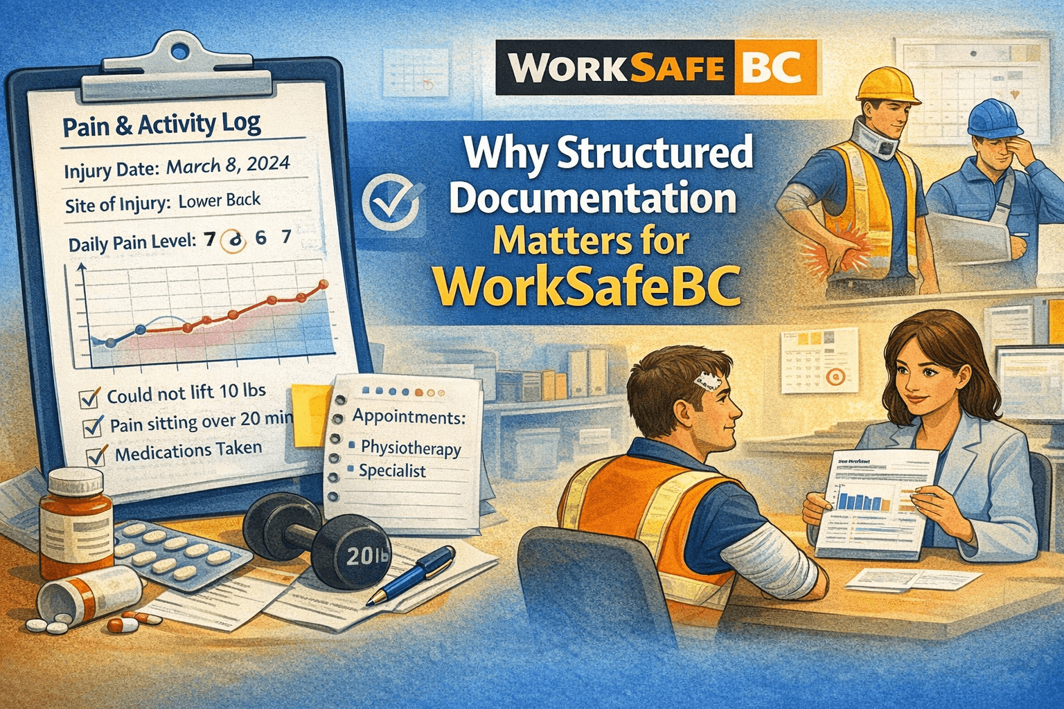 PainTracker for WorkSafeBC Claims: Document Your Workplace Injury