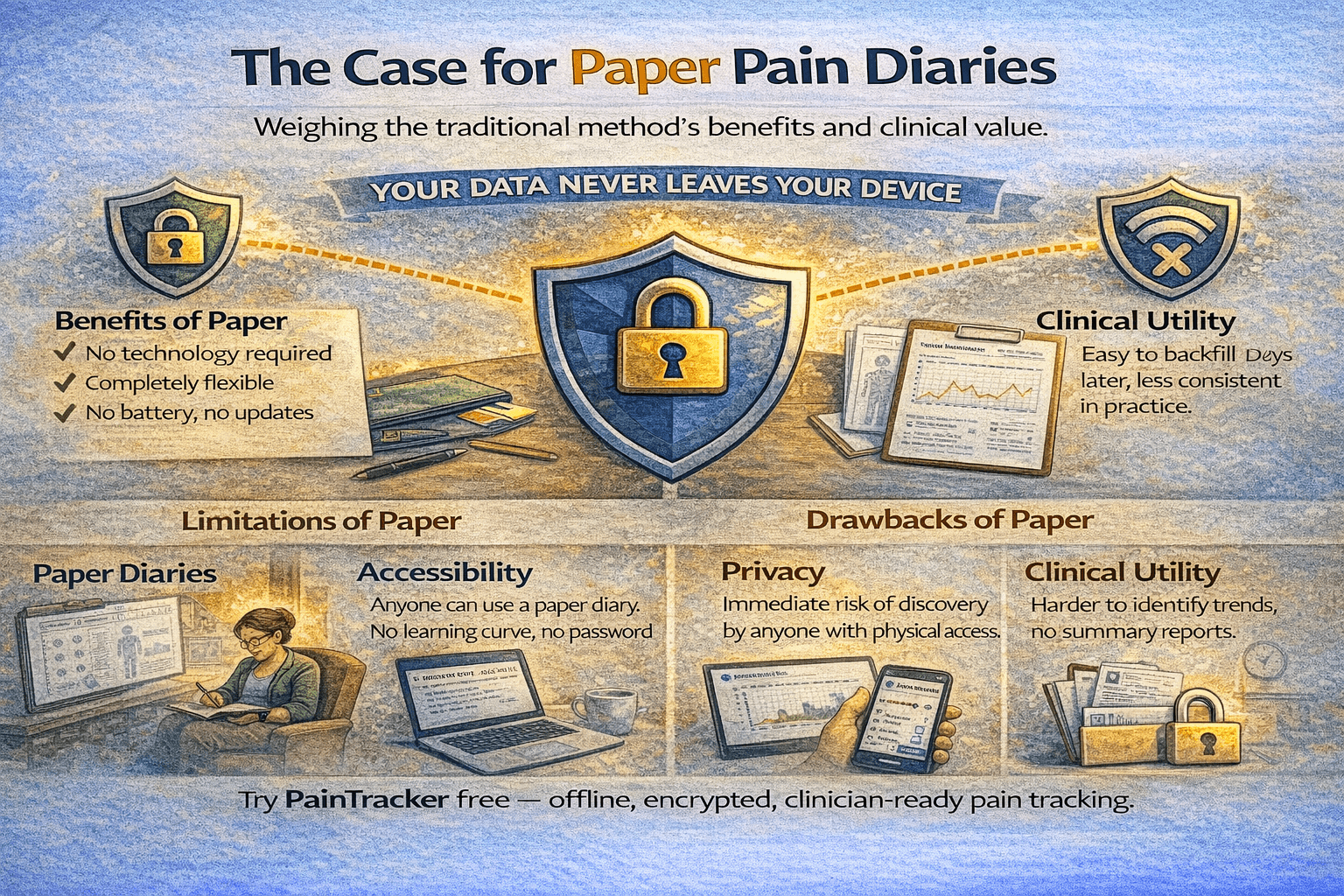 Paper vs App Pain Diary: Which Is Better for Symptom Tracking?