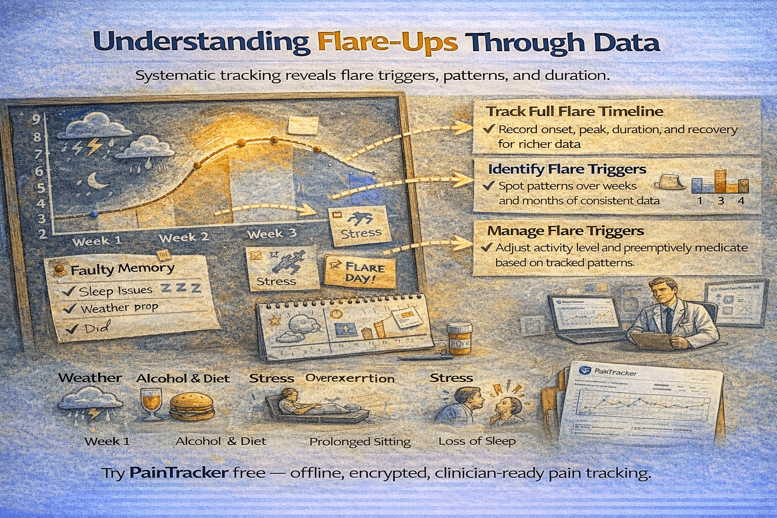 Tracking Flare-Ups in Chronic Illness: Patterns, Triggers, and Management
