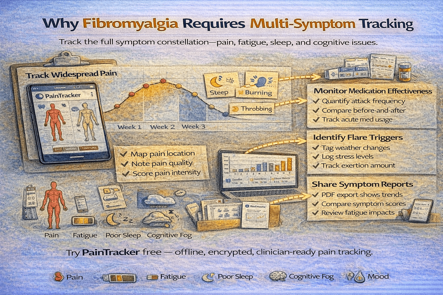 Pain Tracking for Fibromyalgia: Managing Widespread Chronic Pain