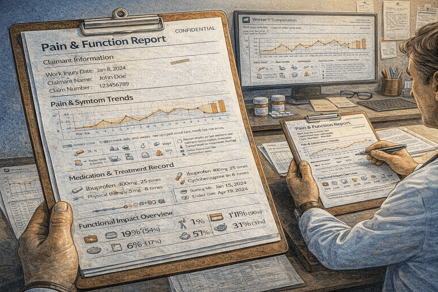 Pain Tracking as Insurance Evidence: Document Symptoms for Claims