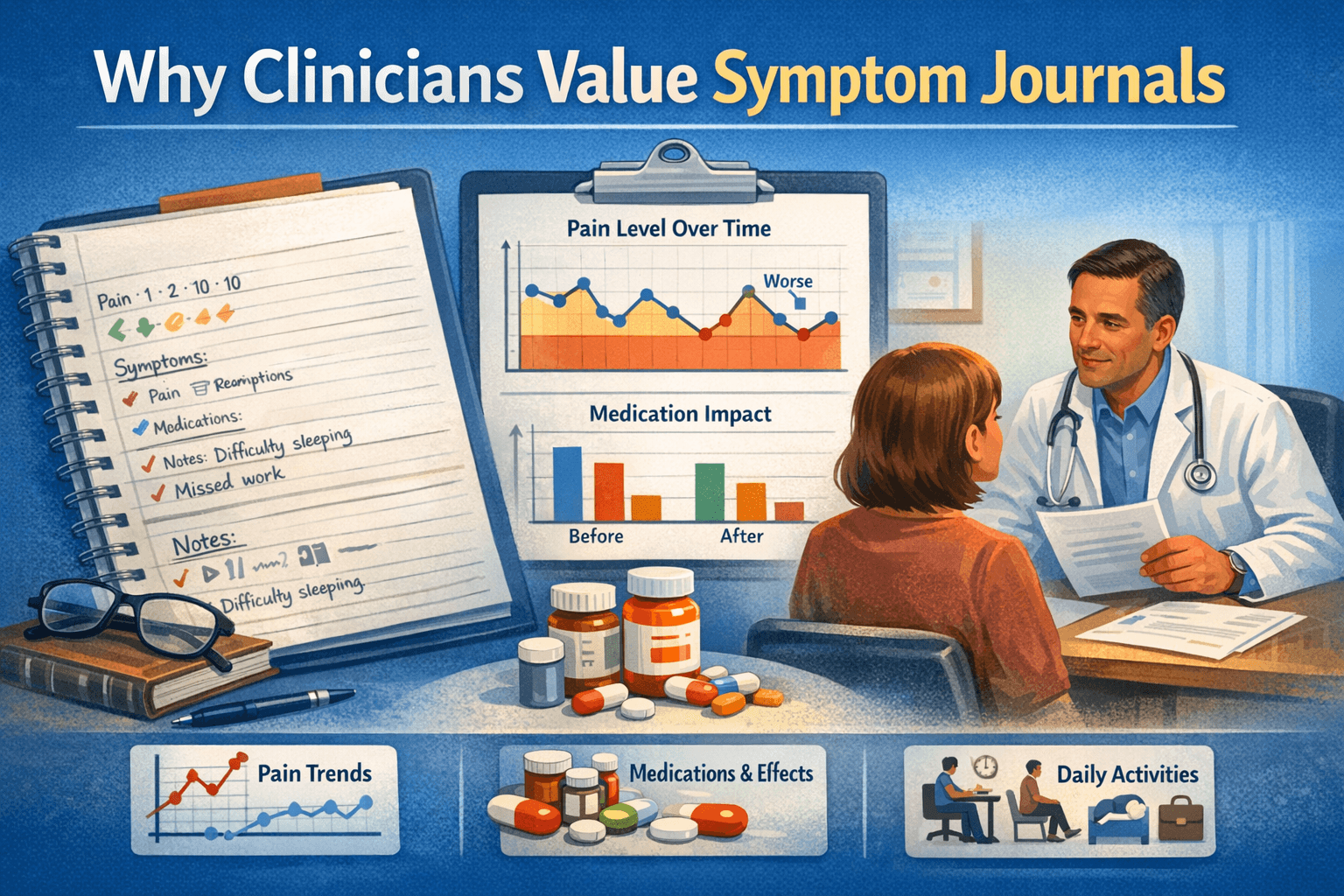 What Doctors Look For in Symptom Journals: A Clinical Perspective